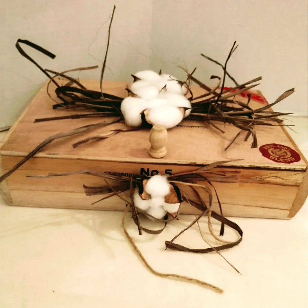 Suenos de Saundra Upcycled, Large, COROJO #5, Cigar Box, Home Accent/Storage